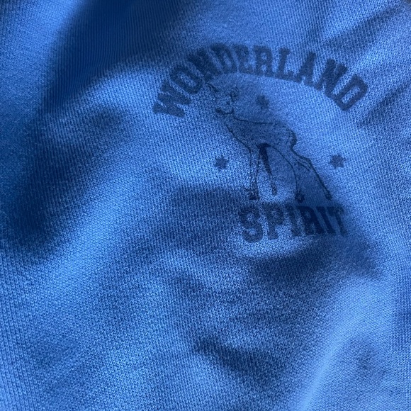 Aerie Women’s Oversized Getaway Sweatshirt Color Vitamin Sea - Picture 12 of 12